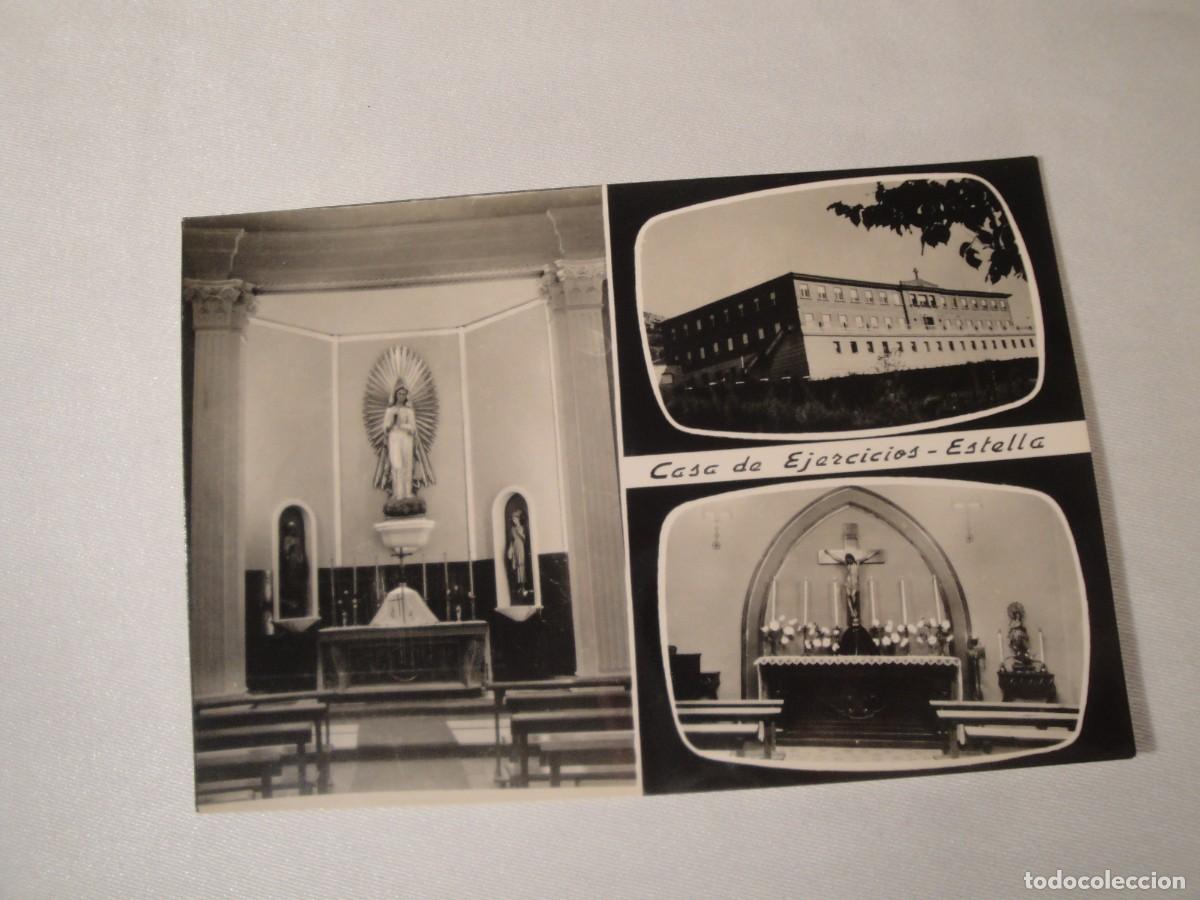 Postales: 4 Postales de Estella (Navarra). De 1964. Nuevas, sin circular. - Foto 5