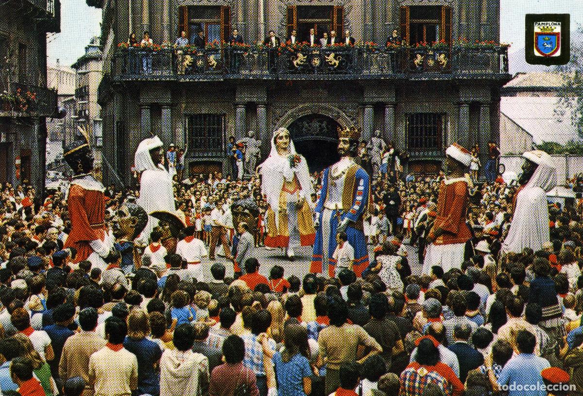 Postales: PAMPLONA - GIGANTES - Foto 1