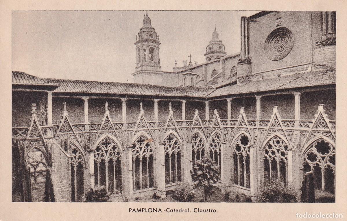 Postales: PAMPLONA - CATEDRAL. CLAUSTRO - Foto 1