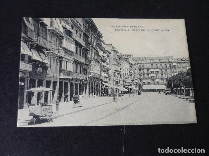 Postales: PAMPLONA PLAZA DE LA CONSTITUCION - Foto 1
