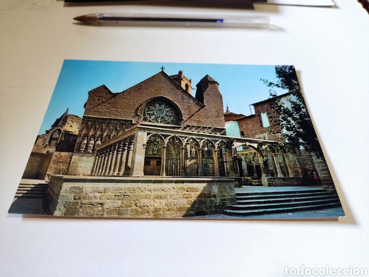 Postales: Postal Olite iglesia - Foto 1