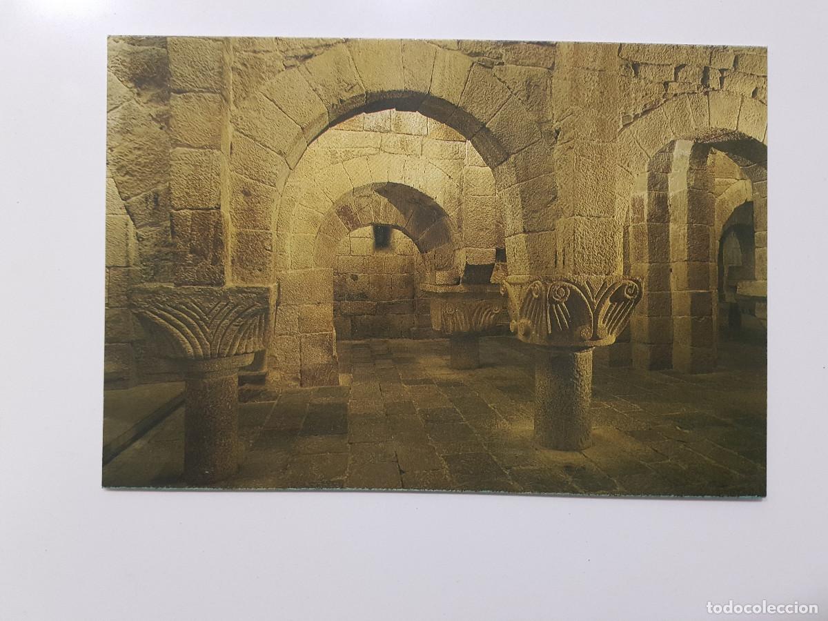 Postales: POSTAL MONASTERIO DE LEIRE CRIPTA. 1993. SIN CIRCULAR. NAVARRA - Foto 1