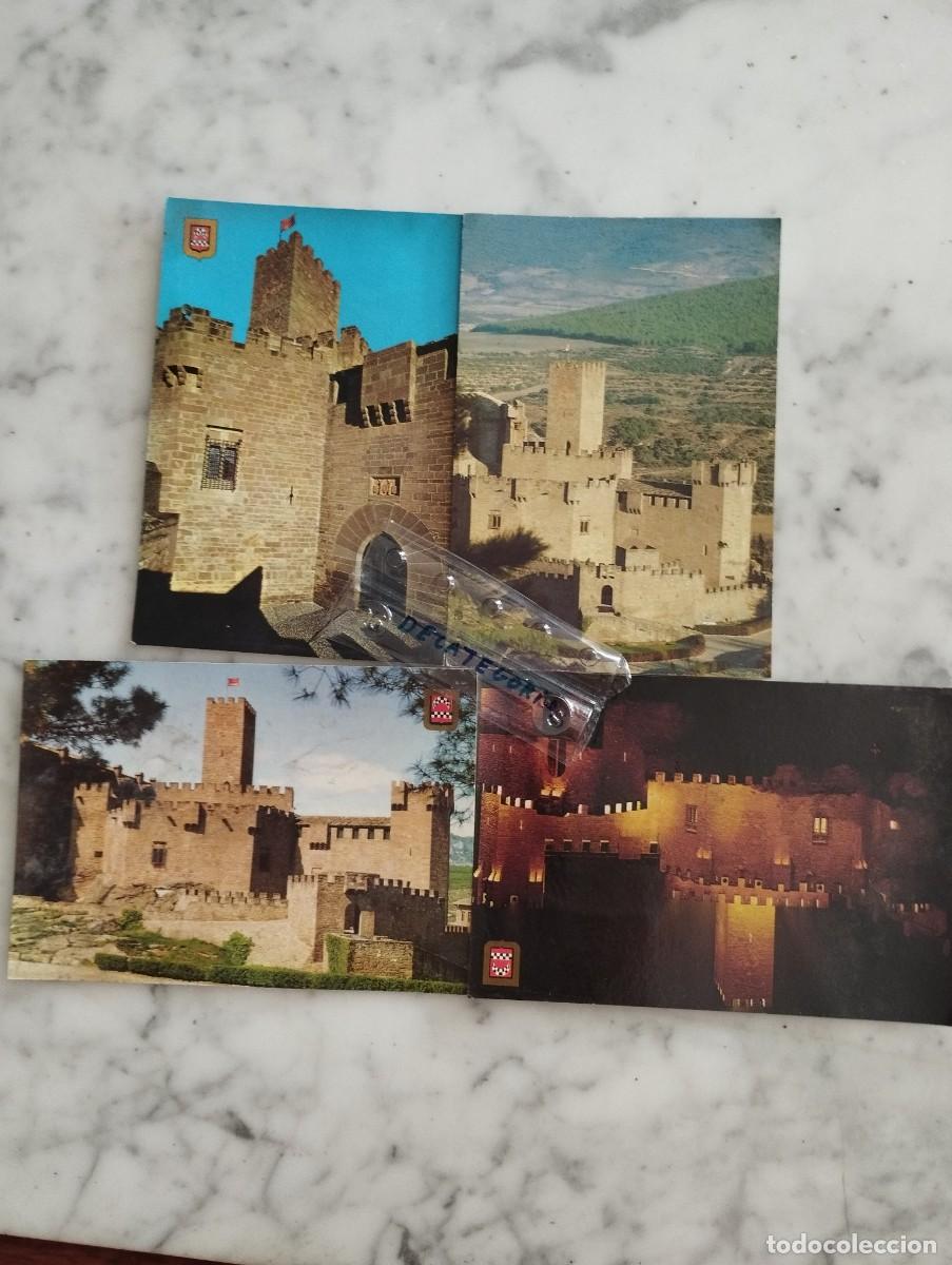 Postales: 4POSTALES ANTIGUAS DE NAVARRA CASTILLO DE XAVIER - Foto 1