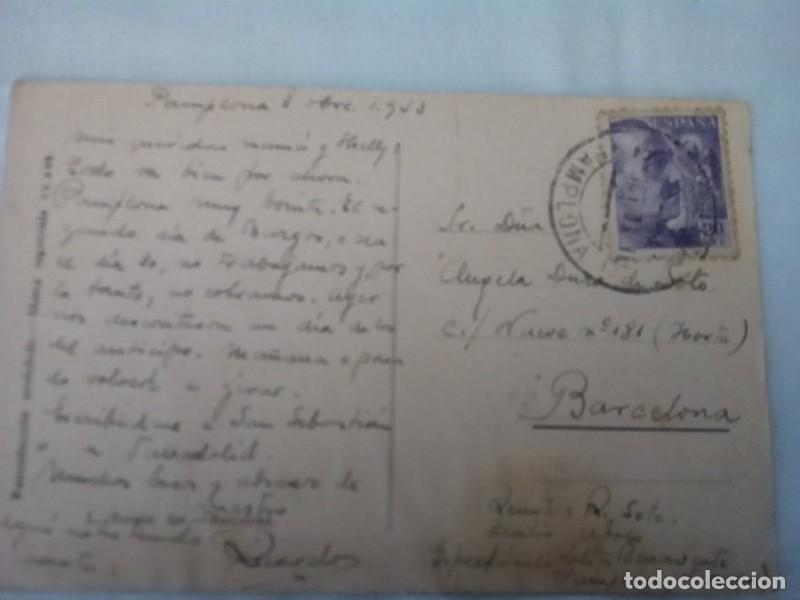 Postales: PAMPLONA , POSTAL ANTIGUA , BLANCO Y NEGRO - Foto 3