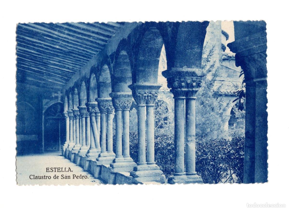 Postales: ESTELLA.(NAVARRA).- CLAUSTRO DE SAN PEDRO. - Foto 1