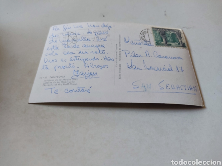 Postales: Postal Pamplona jard&iacute;n - Foto 2