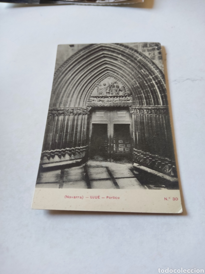 Postales: Postal Navarra ujue p&oacute;rtico - Foto 1