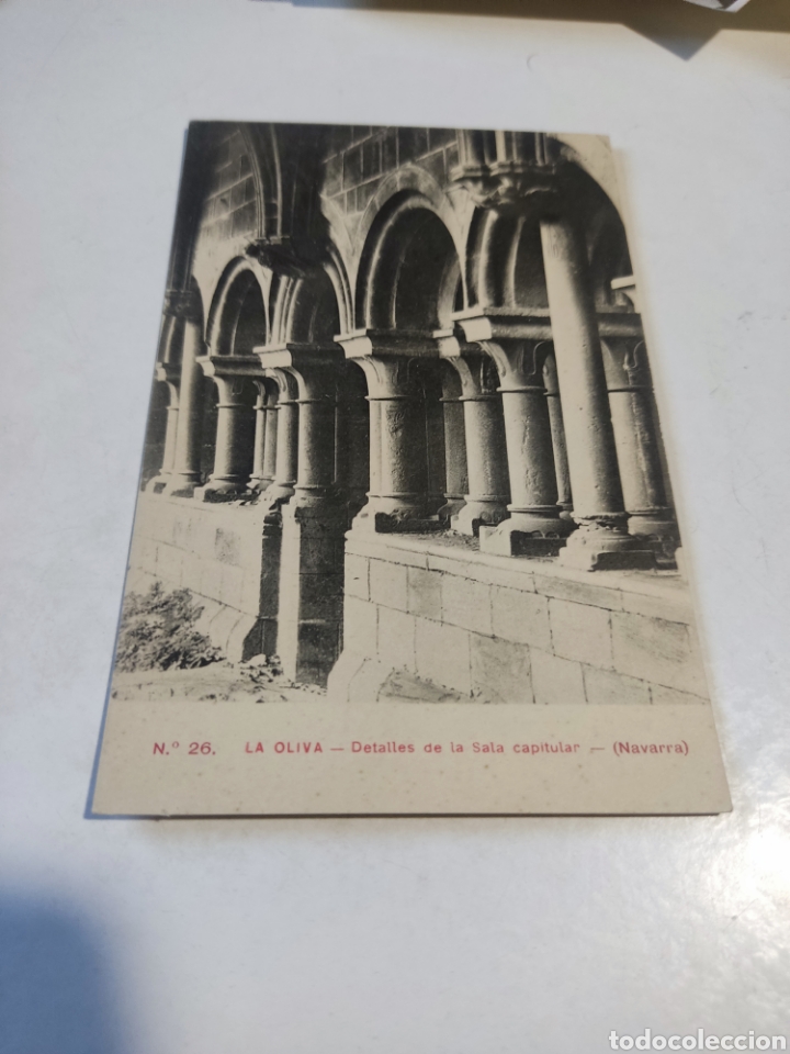 Postales: Postal La Oliva sala capitular Navarra - Foto 1