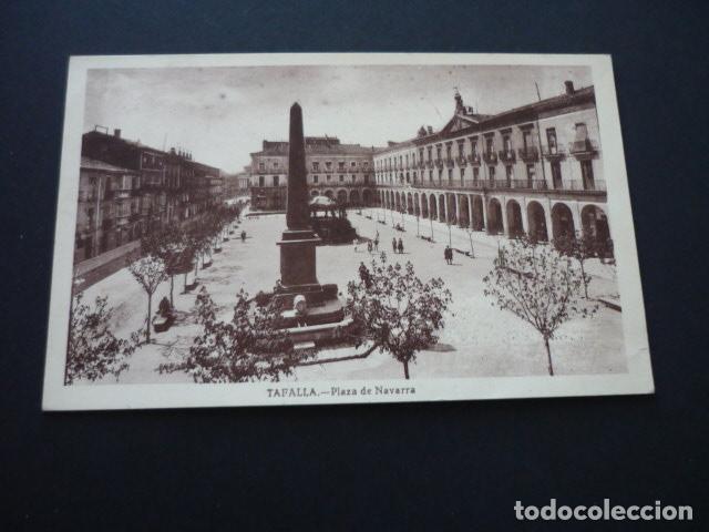 Postales: TAFALLA NAVARRA PLAZA DE NAVARRA - Foto 1