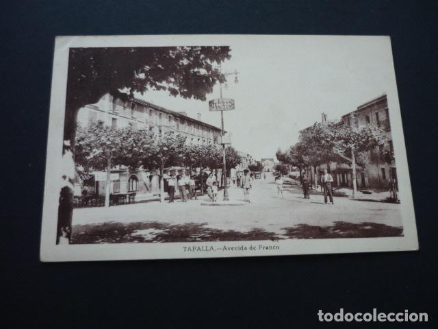 Postales: TAFALLA NAVARRA AVENIDA DE FRANCO - Foto 1