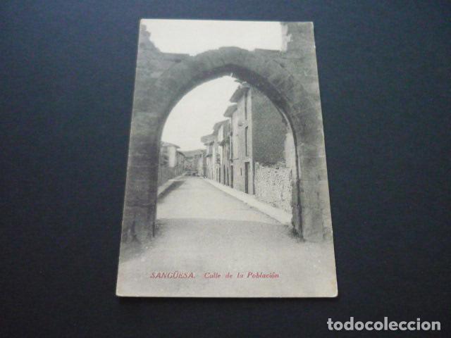 Postales: SANG&Uuml;ESA NAVARRA CALLE DE LA POBLACI&Oacute;N - Foto 1