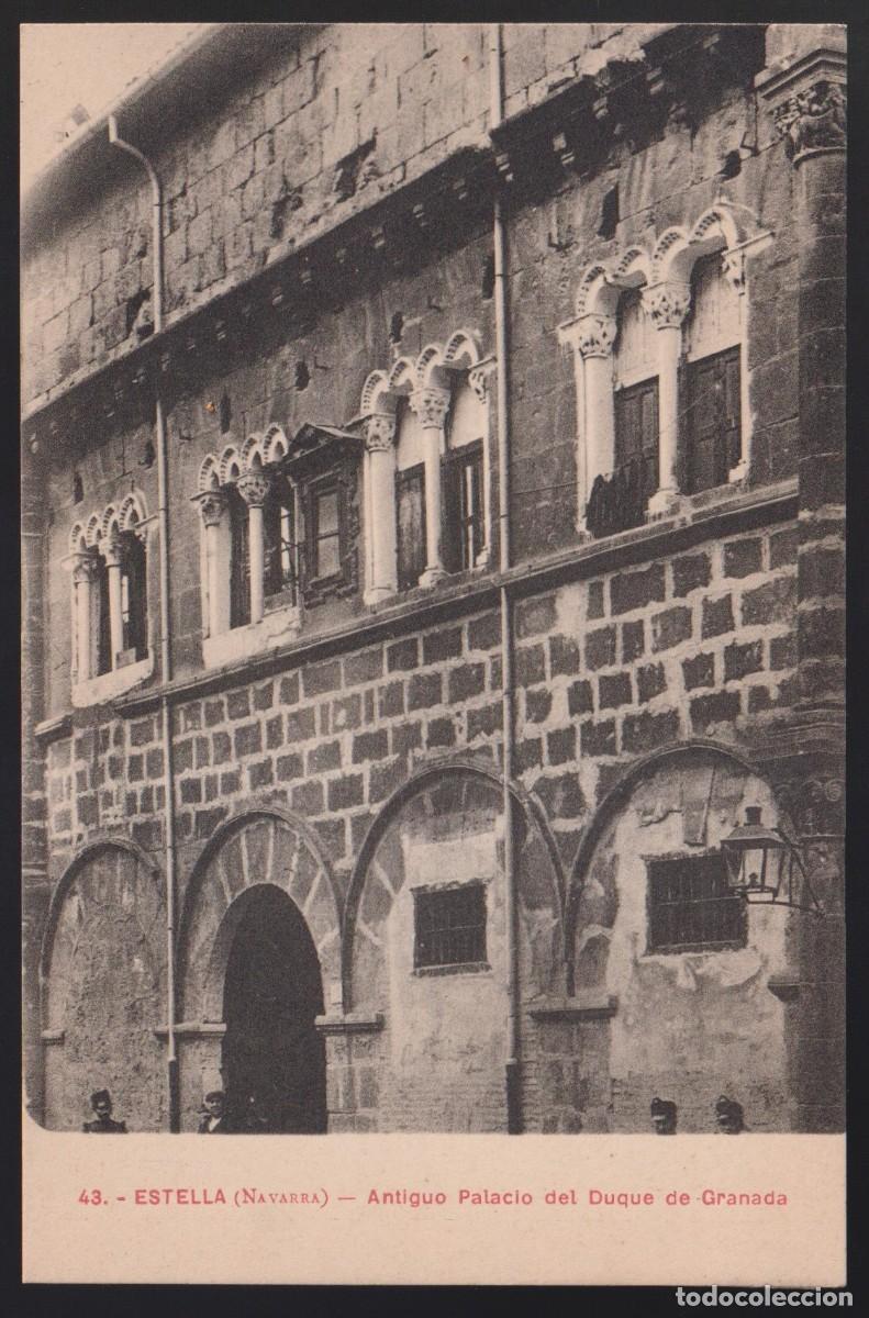 Postales: Estella. *Antiguo Palacio del Duque de Granada* Nueva. - Foto 1
