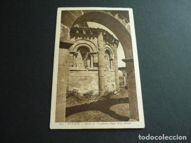 Postales: EUNATE NAVARRA IGLESIA DE TEMPLARIOS - Foto 1