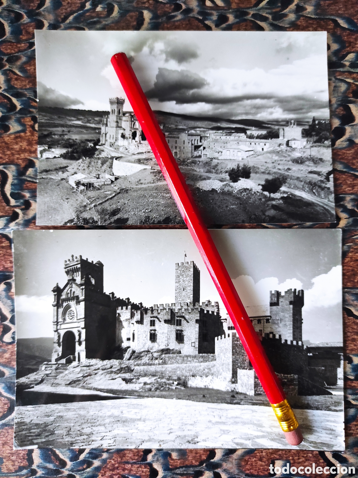 Postales: Lote de 2 postales CASTILLO DE JAVIER ( Navarra - Espa&ntilde;a ) - Foto 1