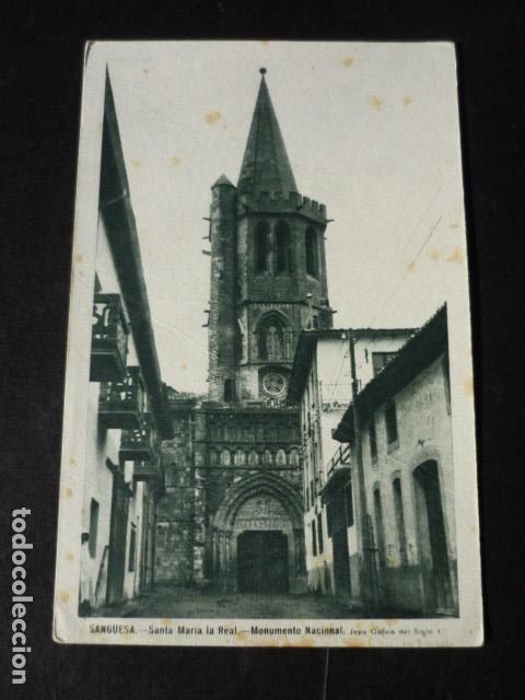 Postales: SANG&Uuml;ESA NAVARRA SANTA MARIA LA REAL - Foto 1