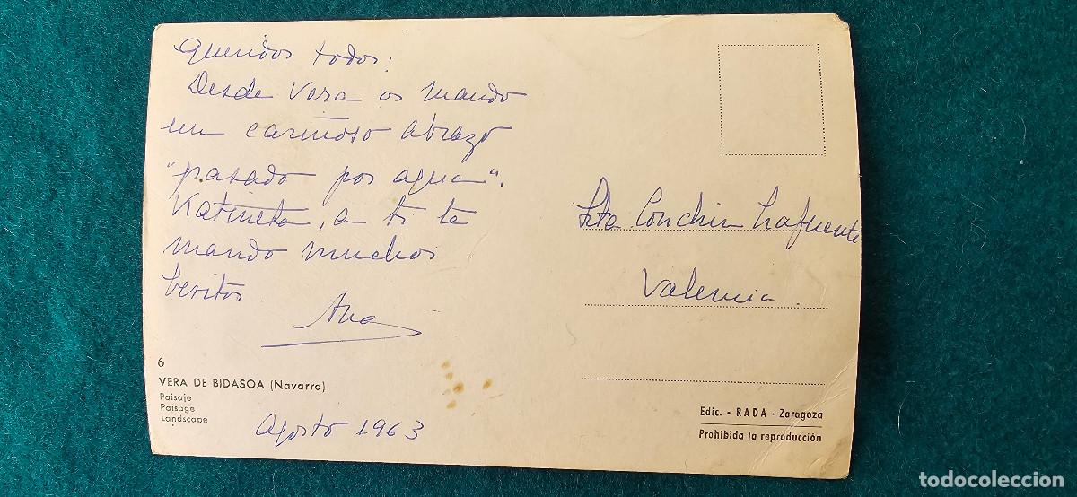 Postales: POSTAL VERA DE BIDASOA (1963) NAVARRA - Foto 2