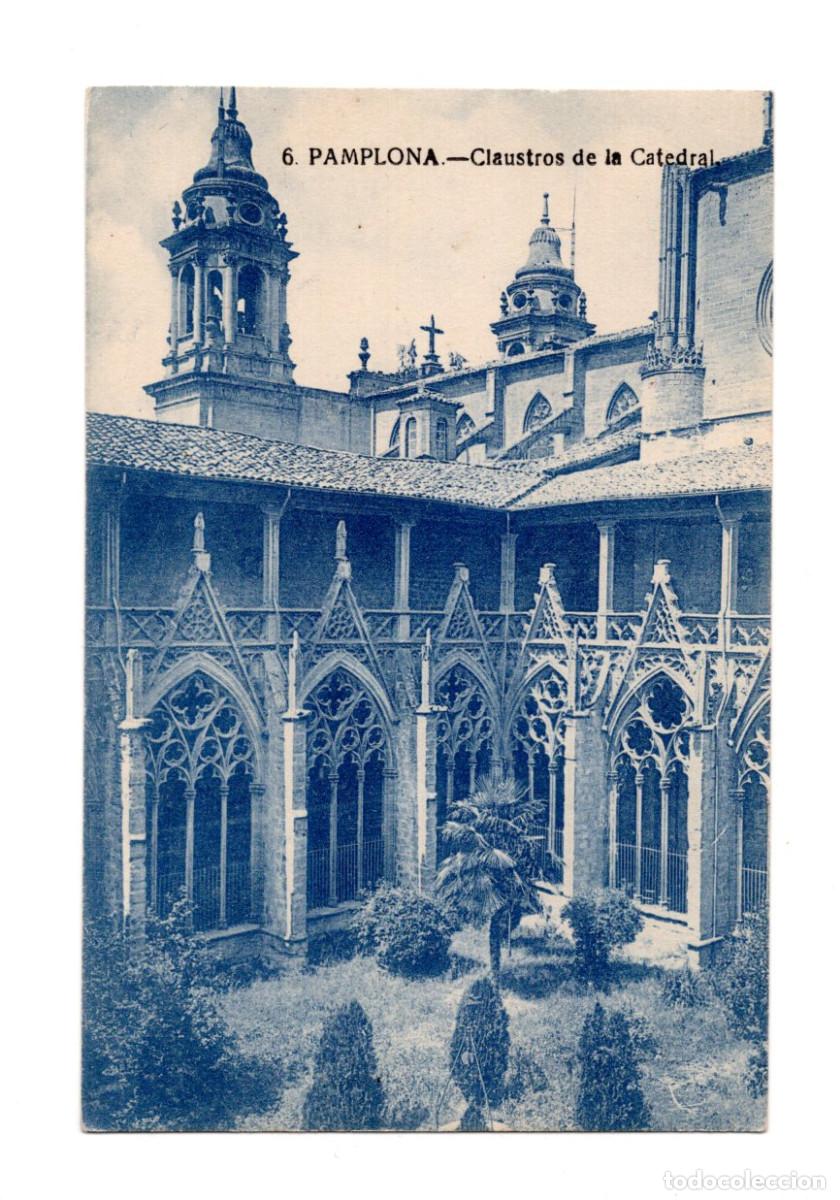 Postales: PAMPLONA.- CLAUSTRO DE LA CATEDRAL. - Foto 1