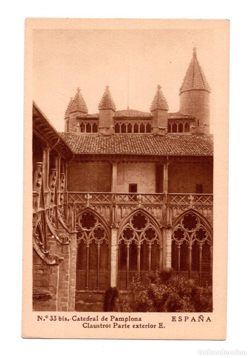 Postales: PAMPLONA.- CATEDRAL. PARTE EXTERIOR. - Foto 1