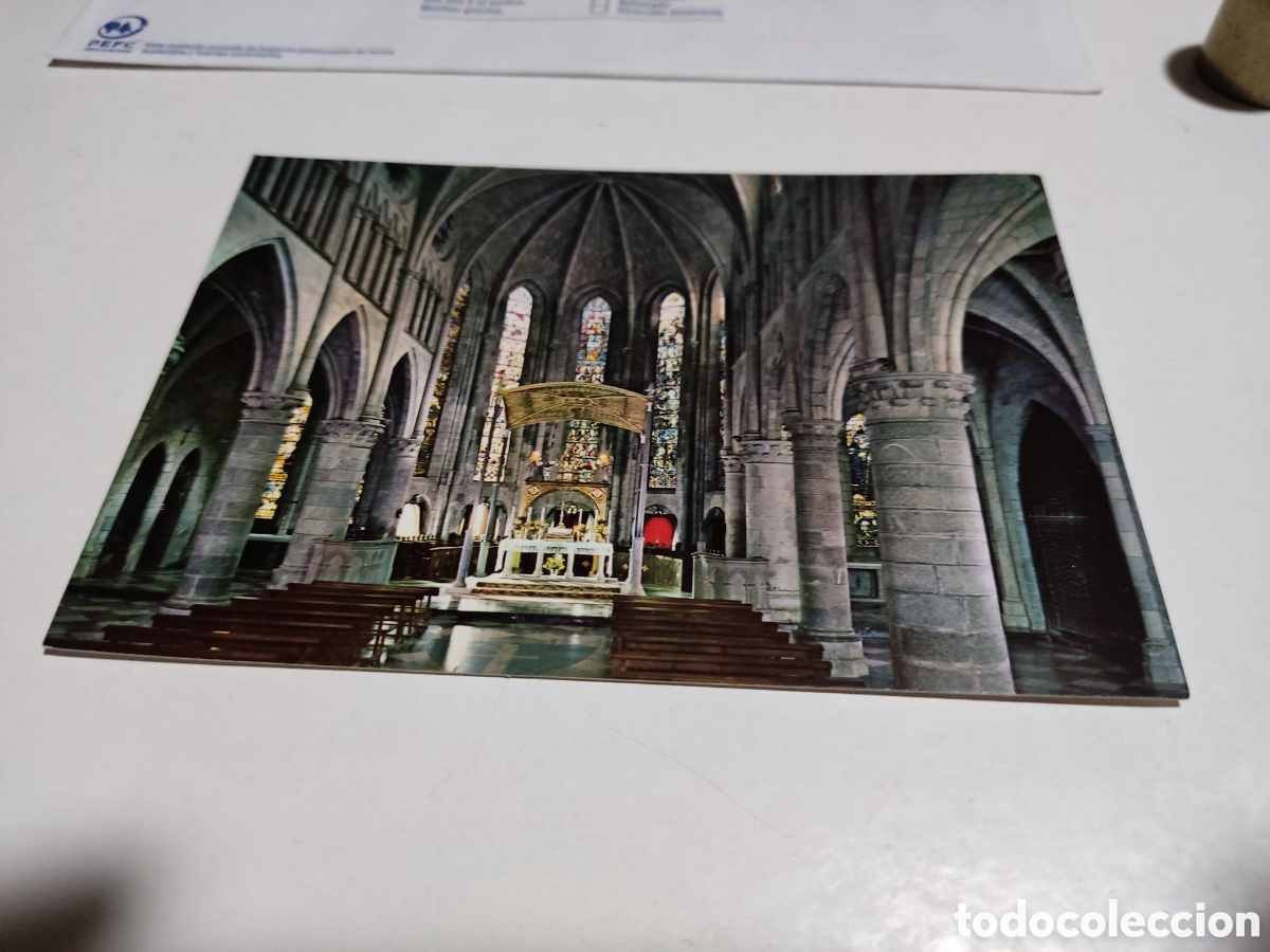 Postales: Postal Roncesvalles iglesia - Foto 1