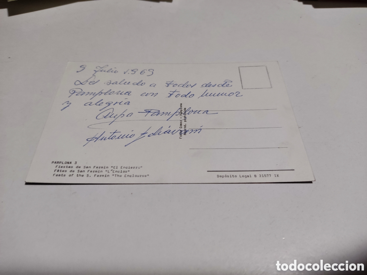 Postales: Postal Pamplona San Ferm&iacute;n - Foto 2