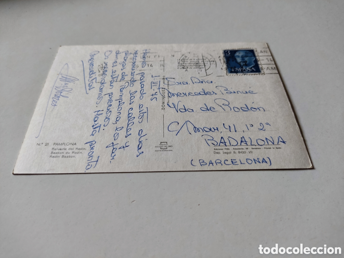 Postales: Postal Pamplona,baluarte del Redin - Foto 2
