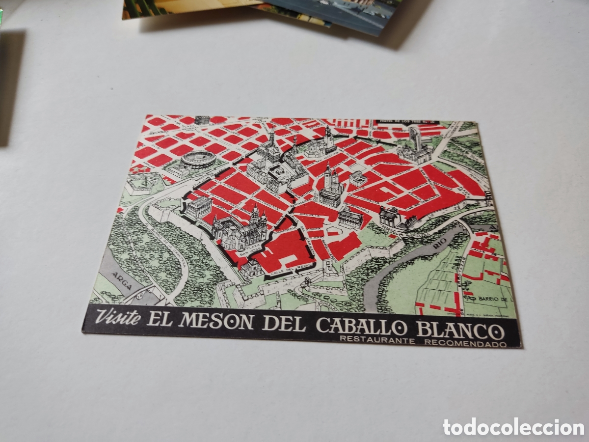Postales: Postal El mes&oacute;n del caballo blanco, Pamplona? - Foto 2