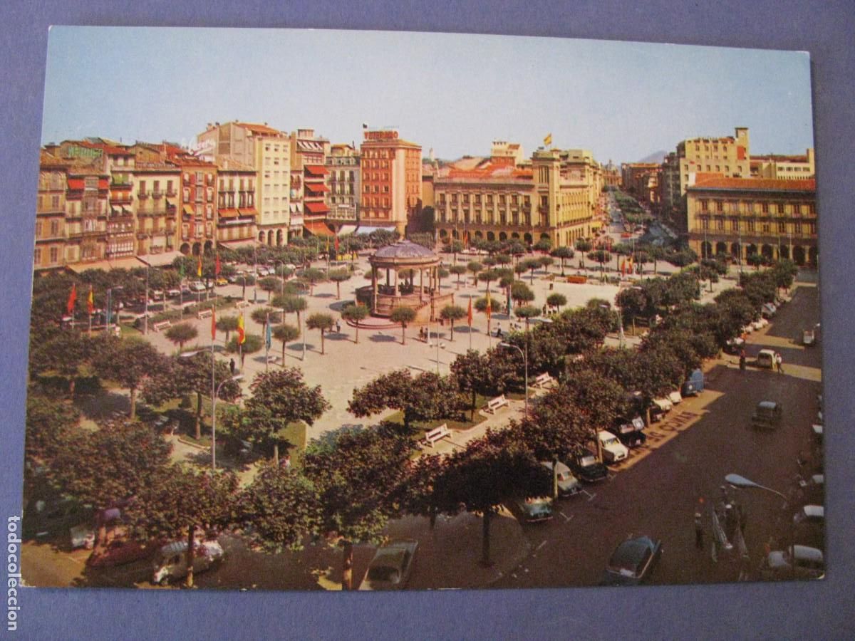 Postales: POSTAL DE PAMPLONA. PLAZA DEL CASTILLO. MANIPEL. - Foto 1