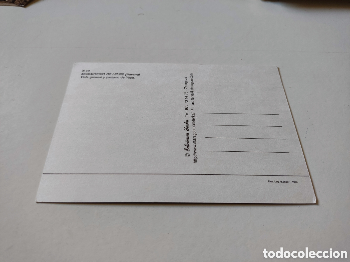 Postales: Postal monasterio de Leyre - Foto 2