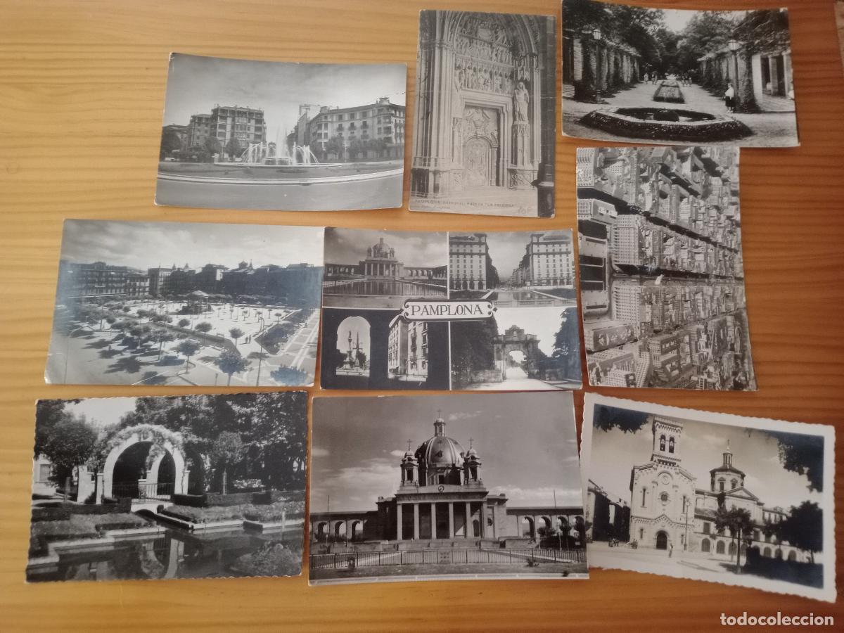 Postales: Pamplona: 9 postales antiguas - Foto 1