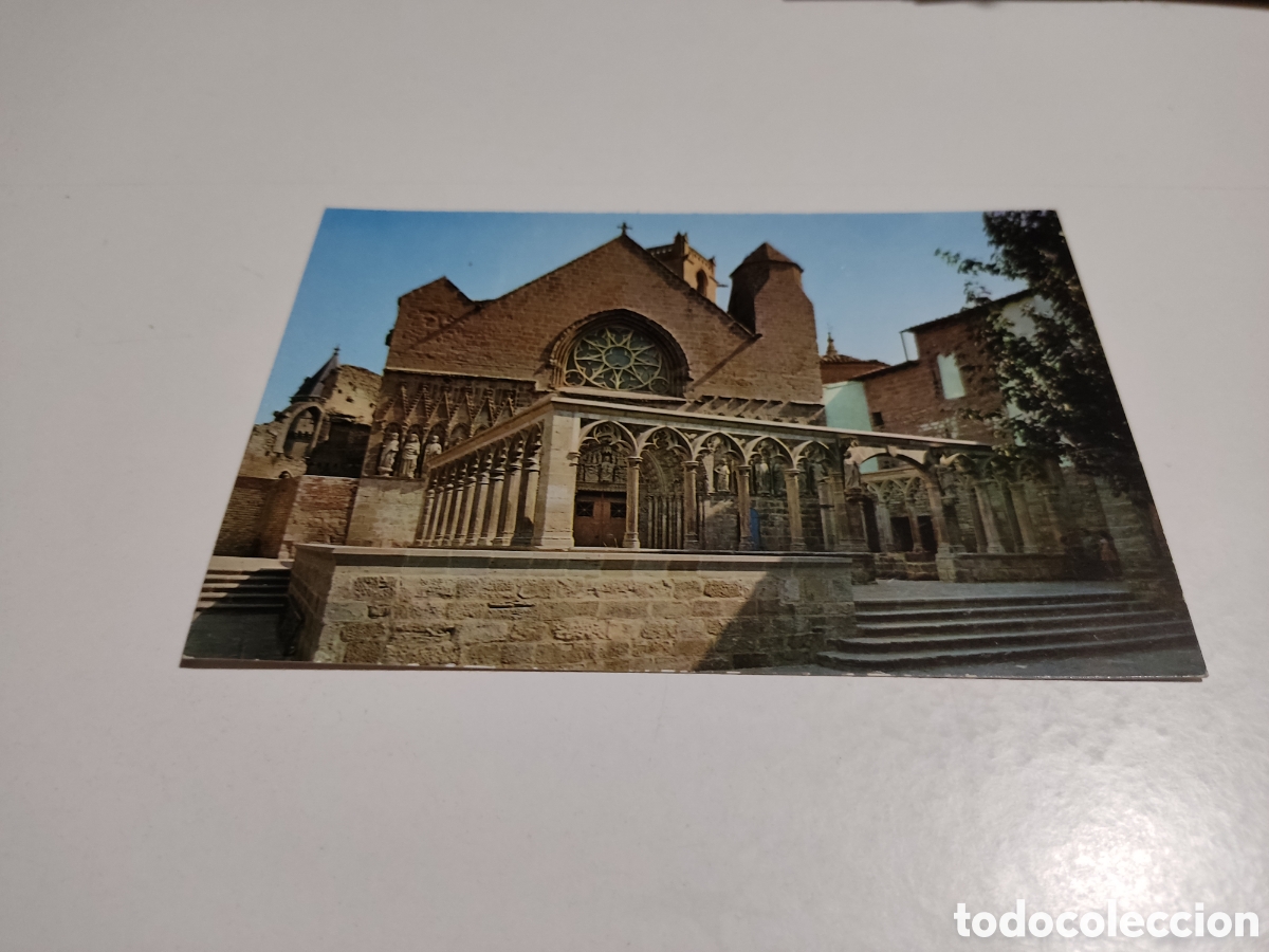 Postales: Postal Olite iglesia - Foto 1