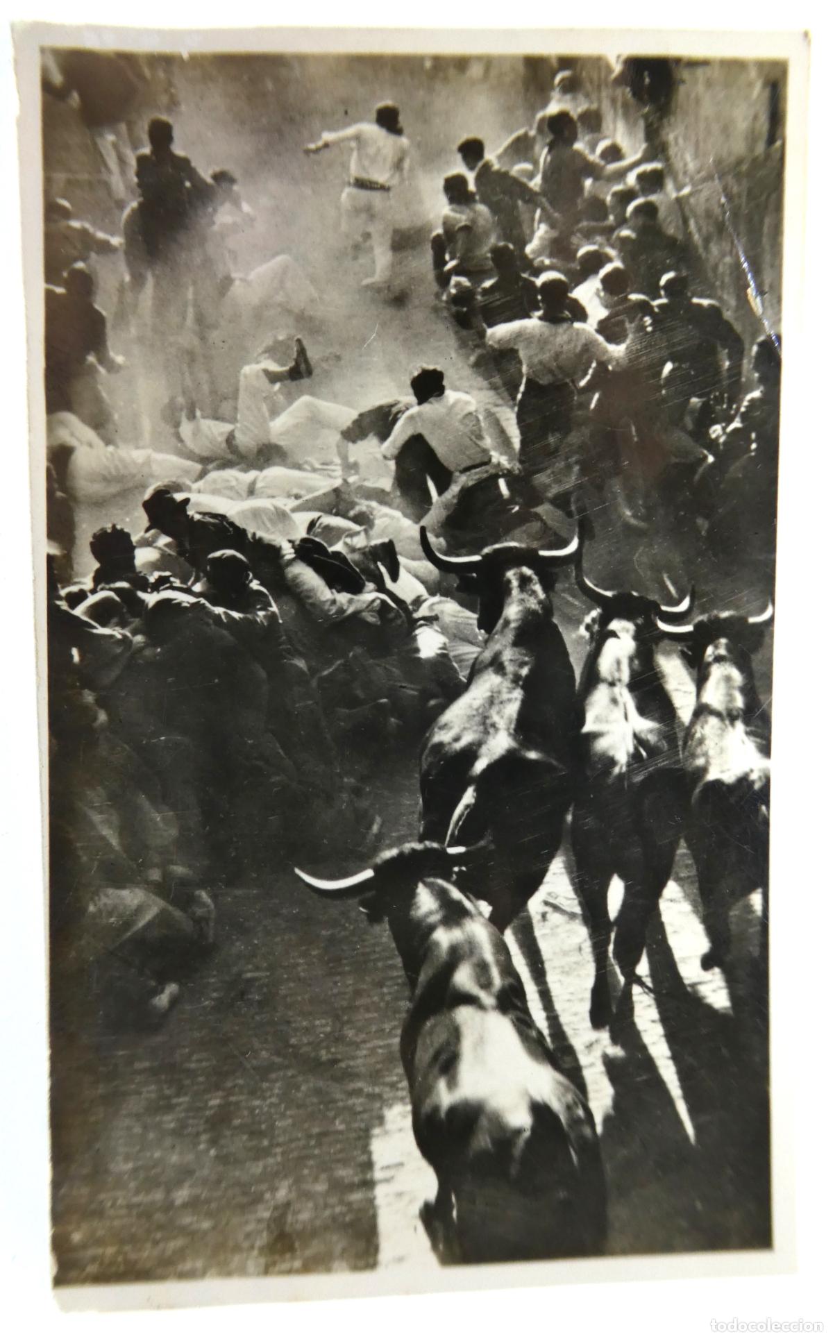 Postales: Postal de PAMPLONA. SANFERMINES circulada - Foto 1