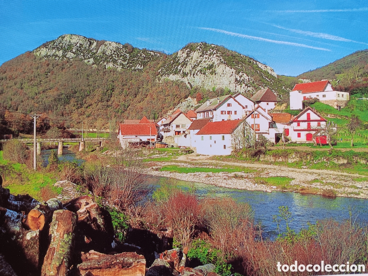 Postales: Postal de Aribe y R&iacute;o Irati. Navarra - Foto 1