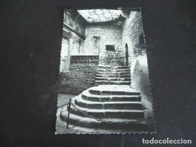 Postales: CASTILLO DE JAVIER ESCALERA Y ENTRADA ANTIGUA - Foto 1