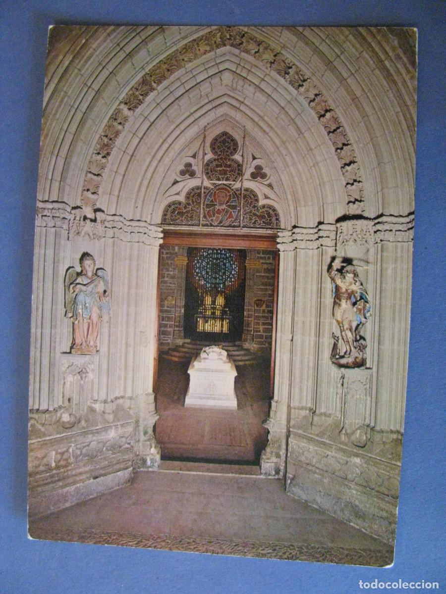 Postales: POSTAL DE RONCESVALLES. PORTADA DE S. AGUSTIN. ED. COMPLEX. - Foto 1