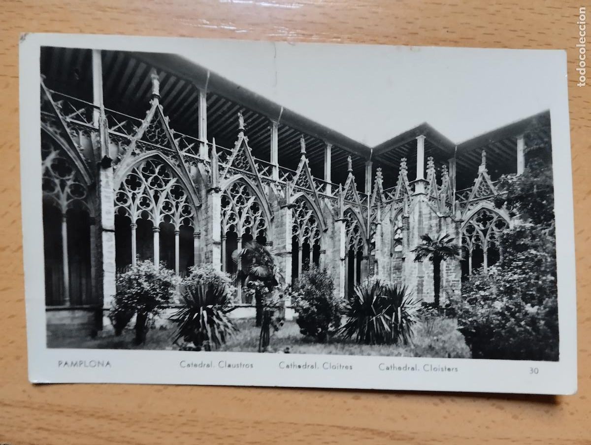 Postales: PAMPLONA. CATEDRAL. CLAUSTROS. 30. MANIPEL. - Foto 1