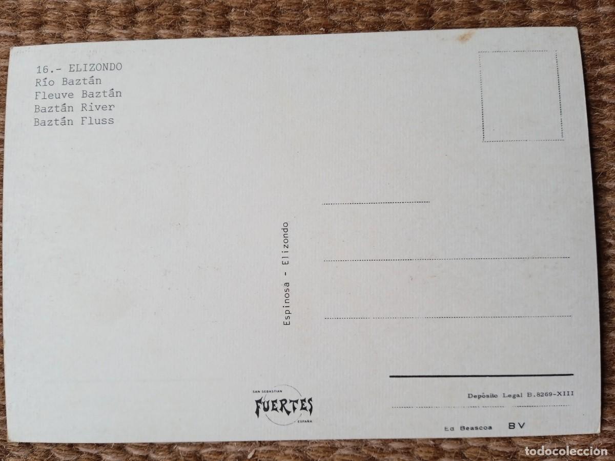 Postales: ELIZONDO - NAVARRA - EDICIONES FUERTES - Foto 2