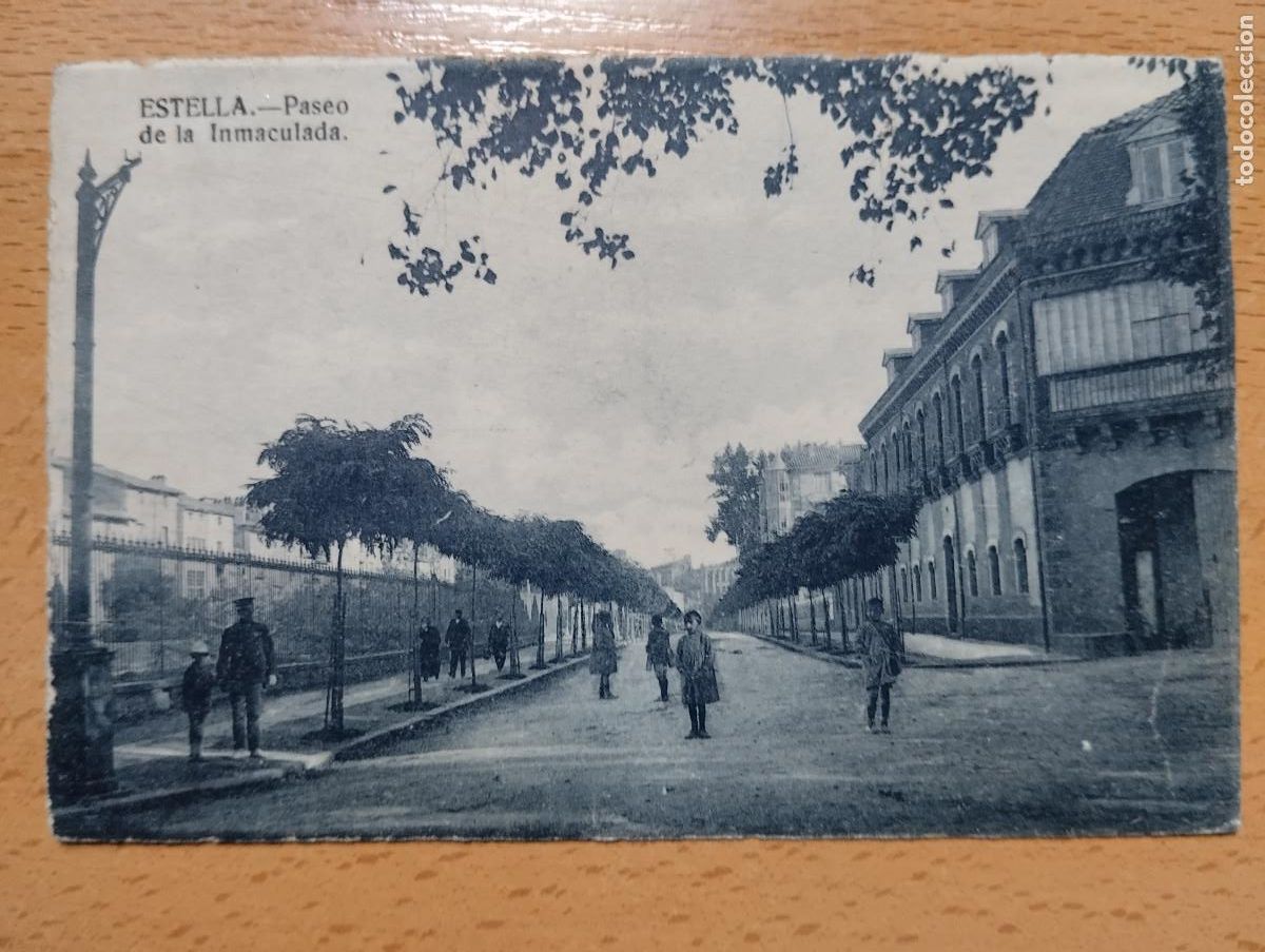 Postales: ESTELLA. PASEO DE LA INMACULADA. ED. L.PEREZ. - Foto 1
