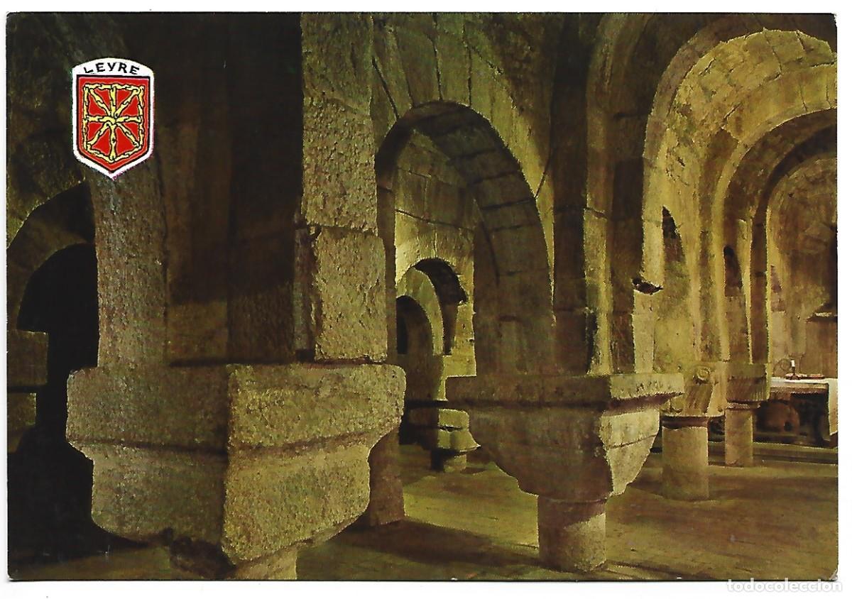 Postales: CRIPTA CAROLINGIA SIGLO IX.- MONASTERIO DE LEYRE.- NAVARRA - Foto 1