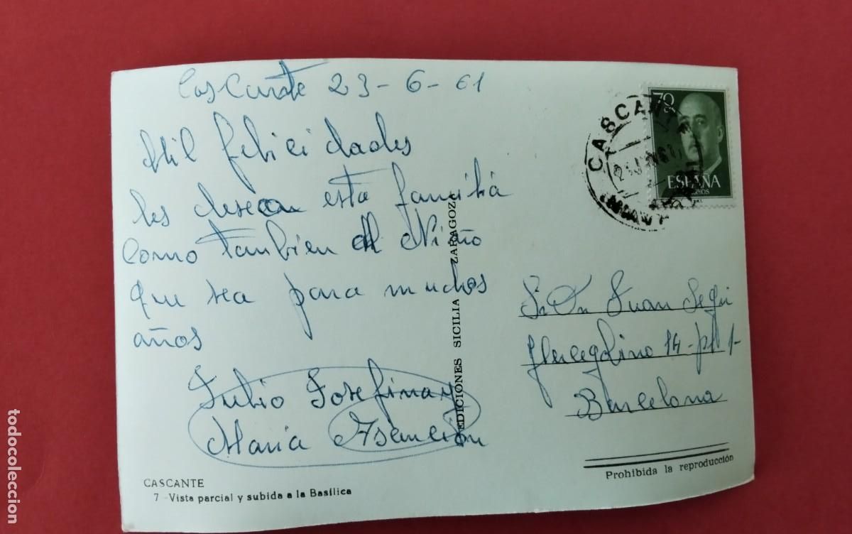 Postales: CASCANTE , POSTAL ANTIGUA , - Foto 3