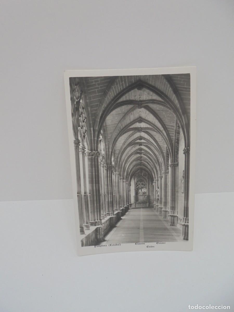Postales: TARJETA POSTAL. PAMPLONA. CATEDRAL. CLAUSTRO. - Foto 1