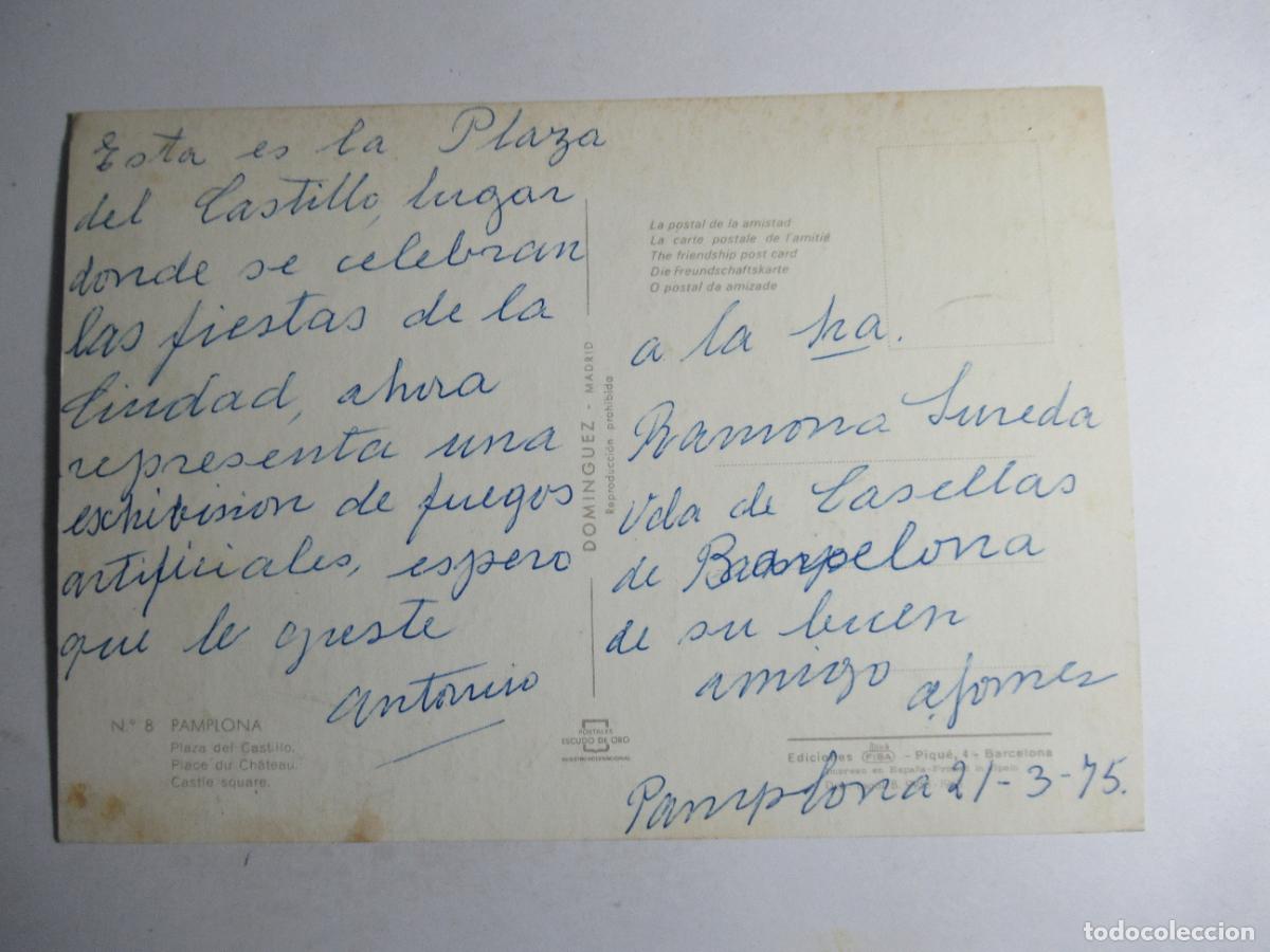 Postales: Pamplona - Plaza del Castillo - Foto 2