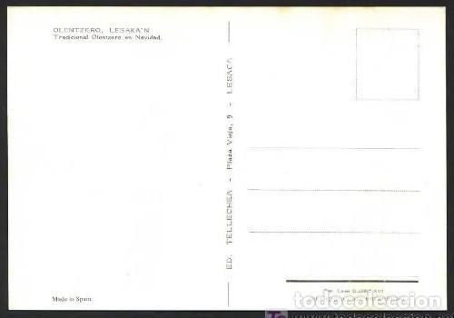 Postales: Lesaka - Lesaca. *Olentzero, Lesaka&acute;n*  Edc. Tellechea. Nueva - Foto 2