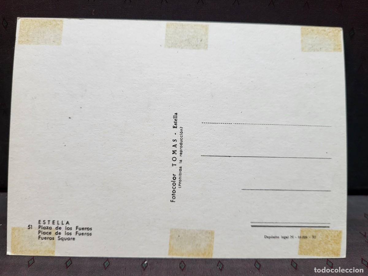 Postales: ANTIGUA POSTAL ESTELLA NAVARRA TOMAS 51 - Foto 2