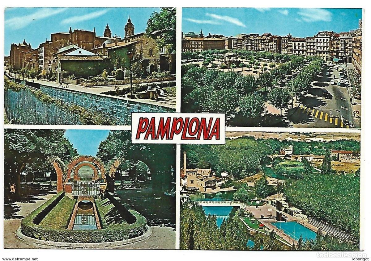 Postales: MISCELANEA CON VISTAS DE PAMPLONA / NAVARRA - Foto 1