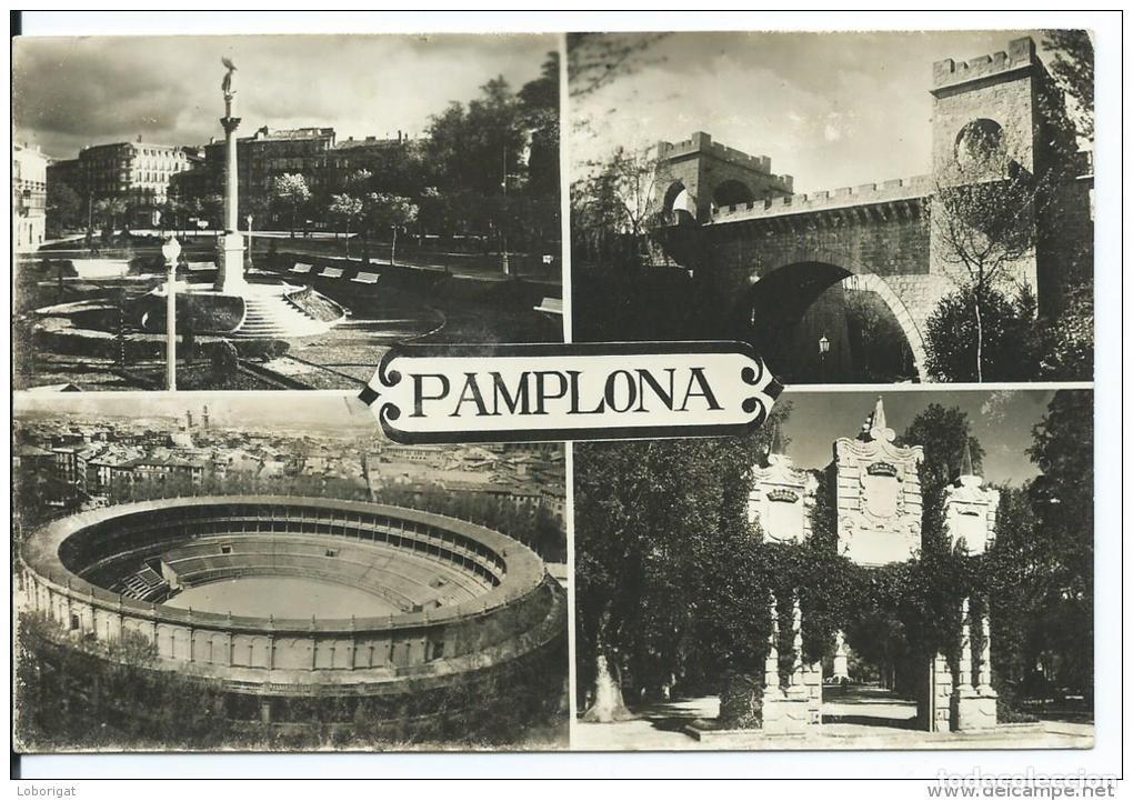 Postales: MISCELANEA CON VISTAS DE PAMPLONA / NAVARRA - Foto 1