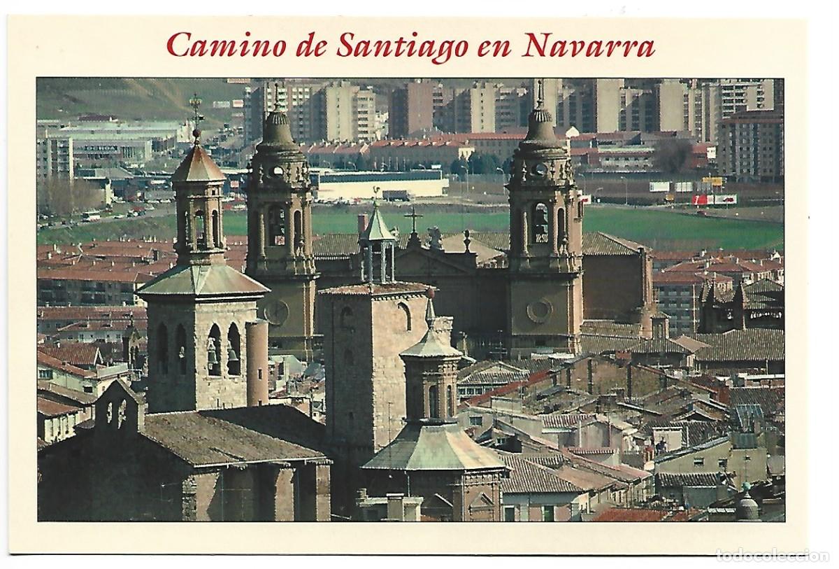 Postales: TORRES CATEDRAL Y SAN CERNIN.- PAMPLONA - Foto 1