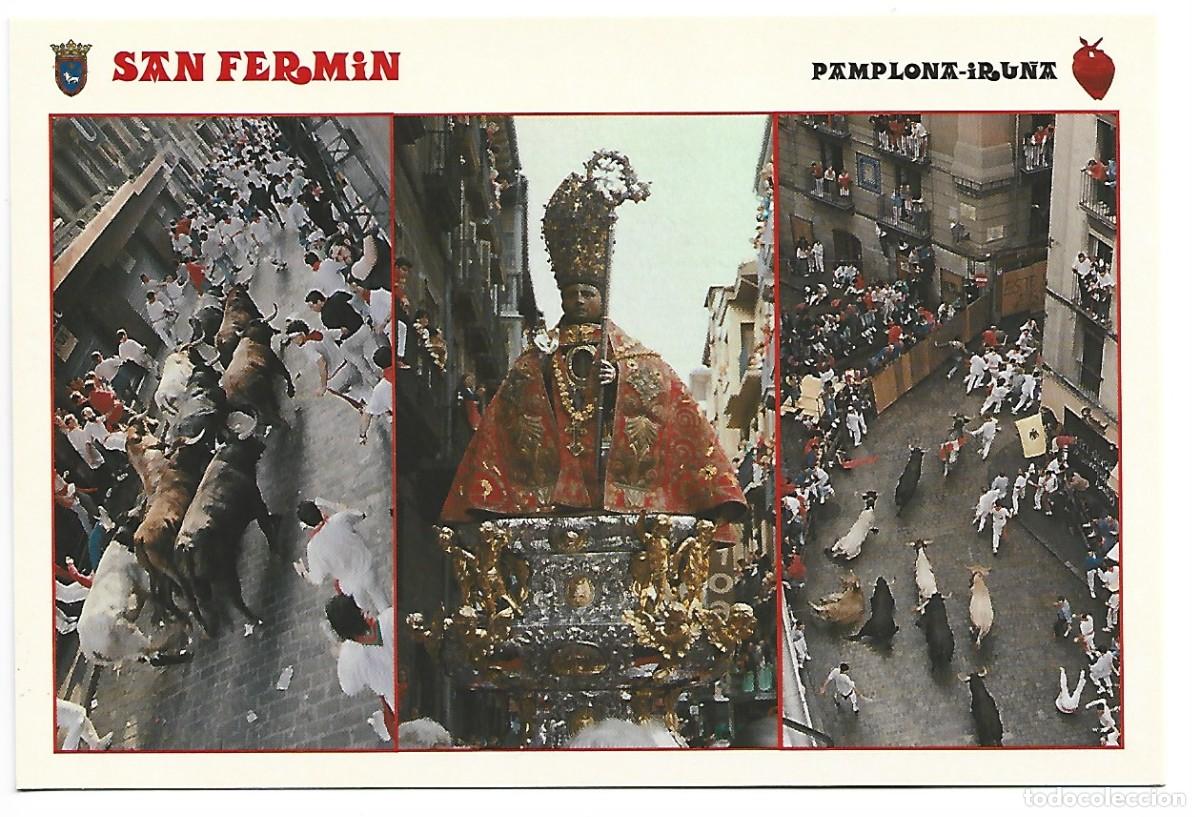 Postales: FIESTAS DE SAN FERMIN.- PAMPLONA - Foto 1