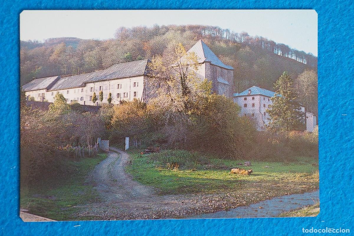 Postales: POSTAL DE RONCESVALLES (NAVARRA): LA COLEGIATA - Foto 1