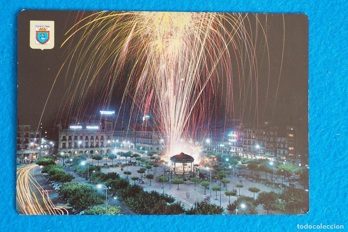 Postales: POSTAL DE PAMPLONA: PLAZA DEL CASTILLO - Foto 1