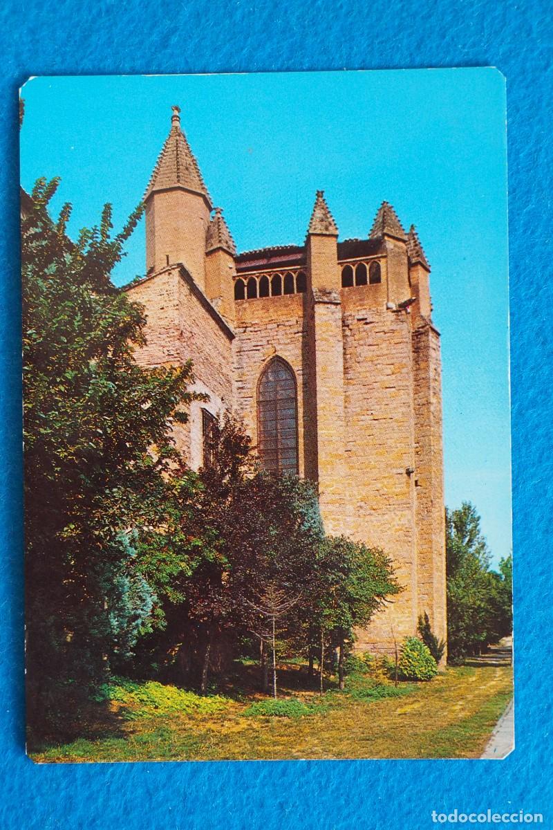 Postales: POSTAL DE PAMPLONA: ABSIDE A LA CATEDRAL - Foto 1